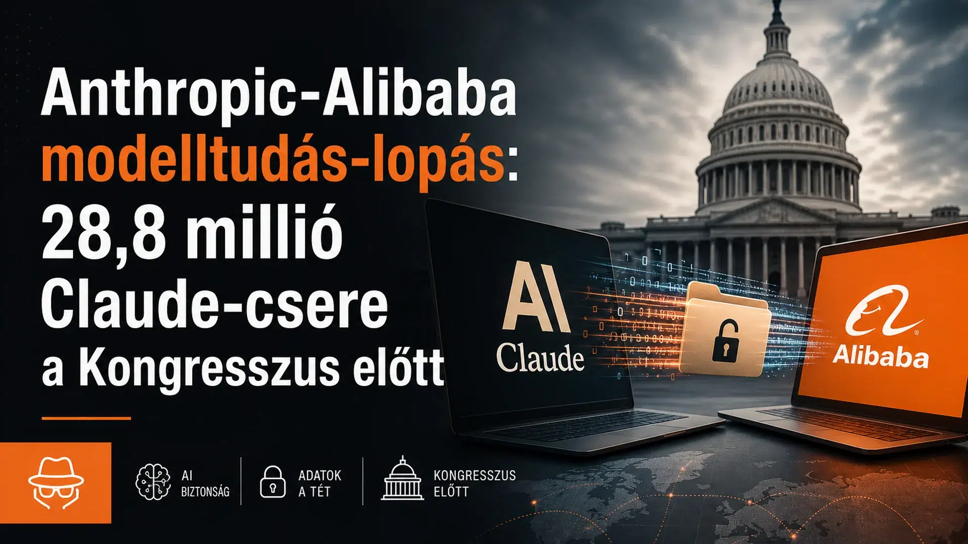 Anthropic Alibaba modelltudás-lopás
