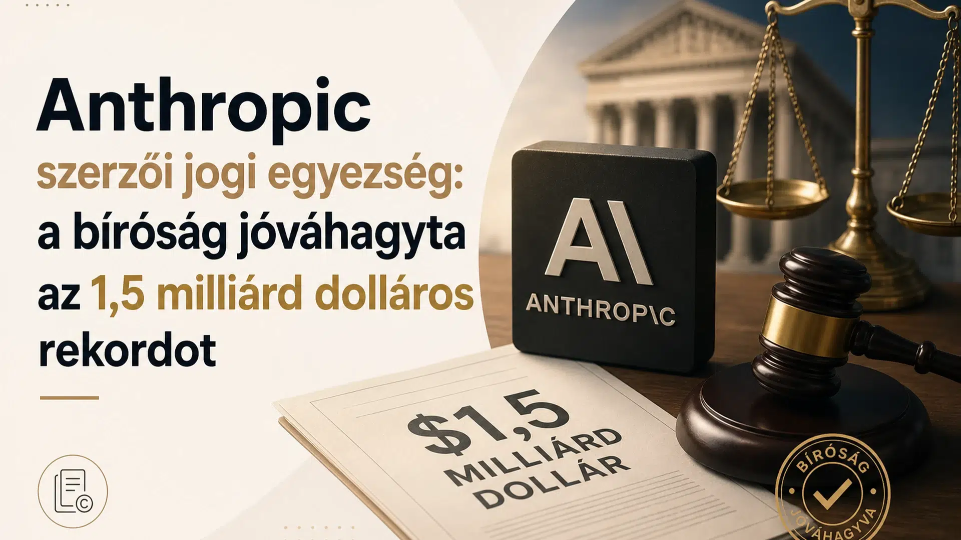 Anthropic szerzői jogi egyezség