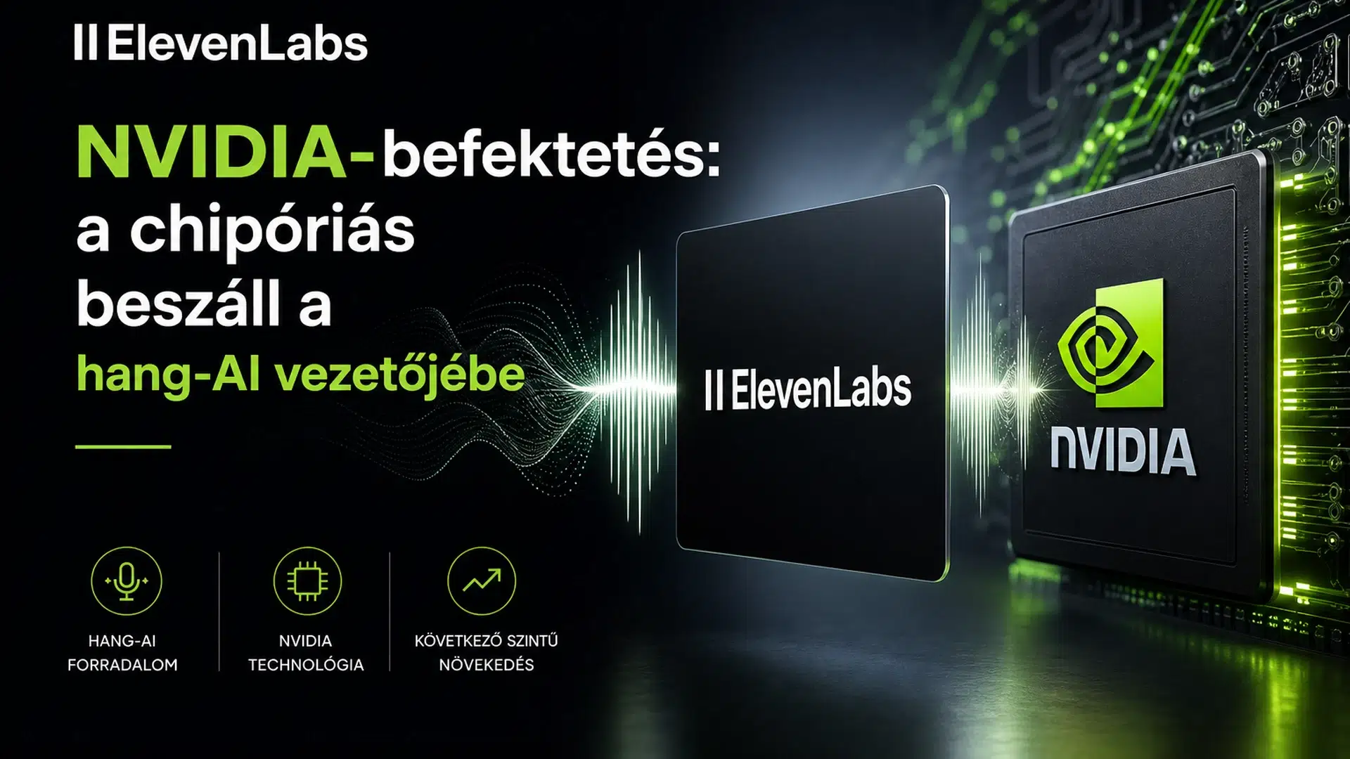 ElevenLabs NVIDIA stratégiai befektetés hang-AI