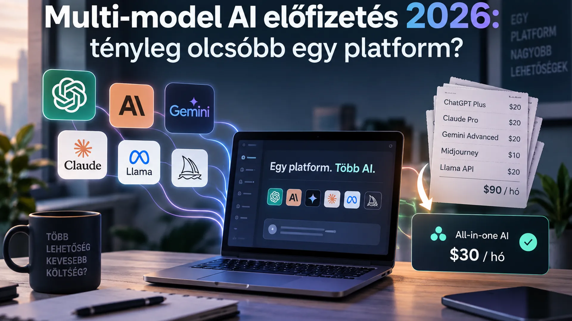 multi-model AI előfizetés